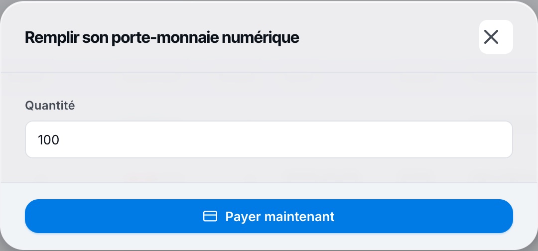 La fenêtre de recharge